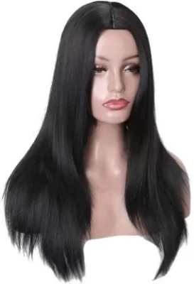 kerav full head good length straight hair wig extension with freanch forehead Hair Extension