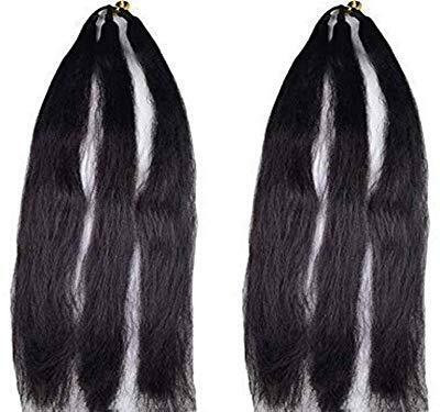 D-DIVINE Combo Pack of Parandi/Choti/Extension 30 inch Black  Extension (Pack Of 2) Hair Extension