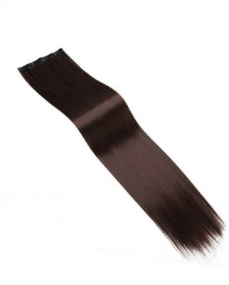 Blushia Dark Brown Design New Long Straight Hair Extension