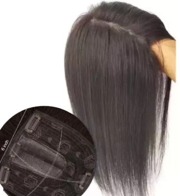 INDI MART CREATION 5 x 6 inch 20 inch scalp Silk Topper  Extension Hair Extension