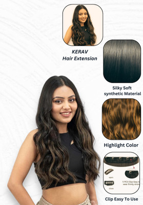 kerav KERAV_browh highlight wavy Hair Extension
