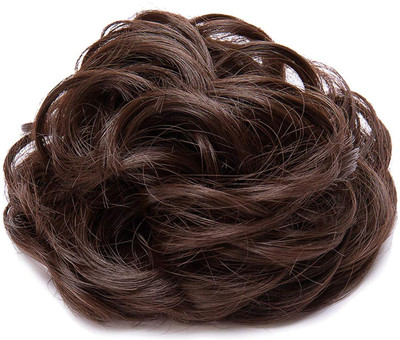 E-TREE Premium extension Bun for girls set of 2  Extension Hair Extension