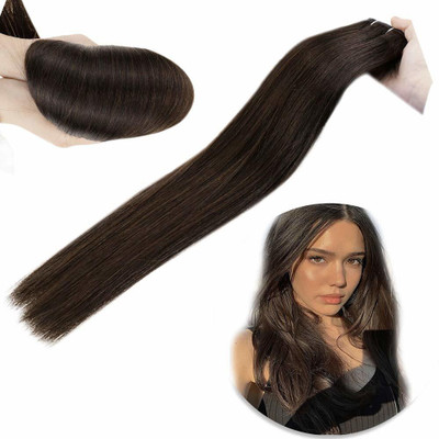 VIVIAN Beautiful Look Premuim Brown 5 Clip In Hair Extension