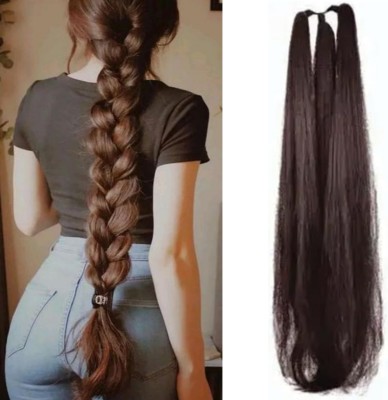 iFkart India Fashion kart Artifical Women's Brown Choti 70gm  extensions Hair Extension