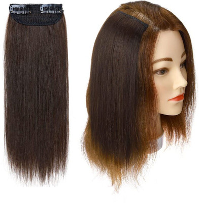 SHIVA 3CLIP BLACK 16 INCH Straight Extensions 1PC Hair Extension