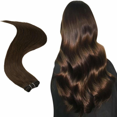 TRESS Beautiful Look Brown Wavy 5 Clip In Hair Extension