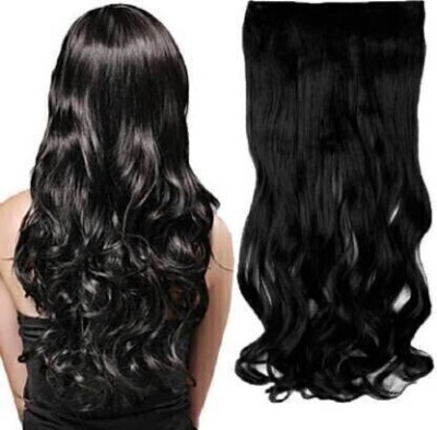 kerav KERAV_Black Wavy hair extension Hair Extension