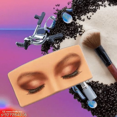 sindhwani makeovers Eye dummy for makeup practice board  Extension Hair Extension