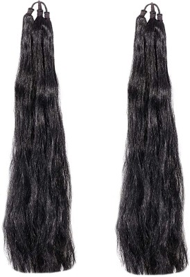 TRESS Set of 2, 30 Inchs Black  Choti Parandi  Extension Hair Extension