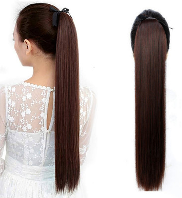Alizz Natural looks brown wrap around pony tail a3a Hair Extension