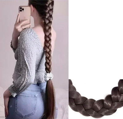 Sunduseva Turn Heads with the Perfect Brown Choti Effortless Elegance in Every Strand Hair Extension