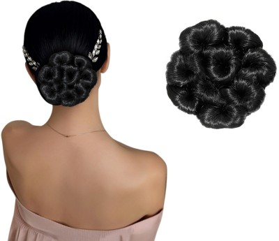 VIVIAN  Bun | [Pack of 1] Messy Bun  Extension for Women & Girls [Black Color] Hair Extension