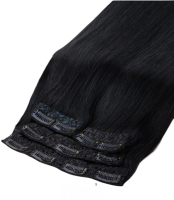 hair secret Human  Extension Soft & Silky Texture. Dark brown 1 Piece Hair Extension