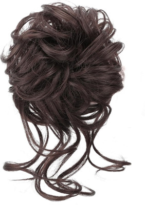 MEGARICH  Extensions with Elastic  Bands Brown Color Hair Extension
