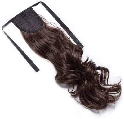 Getvock Natural Brown Ribbon  Extension Hair Extension