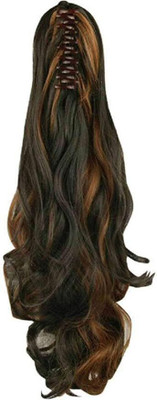 Getvock High curly trendy hilight clutcher Hair Extension