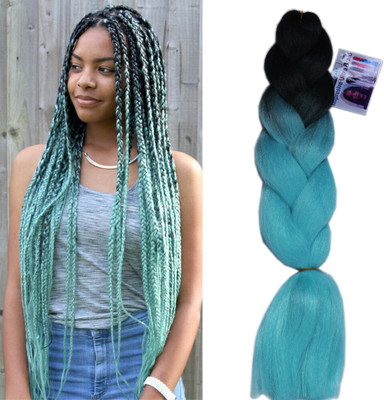 Ritzkart 24 inch Premium Quality X-Pression Ultra Braid Dreadlocks Extensions Hair Extension