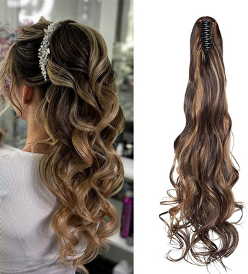 D-DIVINE Clutcher based Synthetic  Extension (Highlighted) Hair Extension