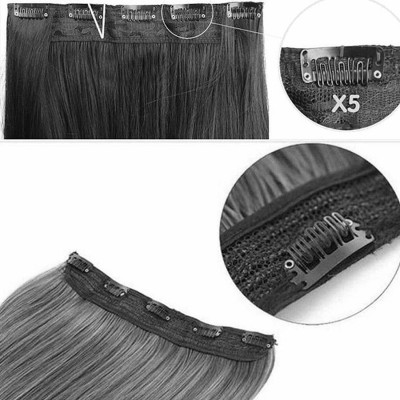 CAMOLA DEVA BLACK good length straight hair extension Hair Extension