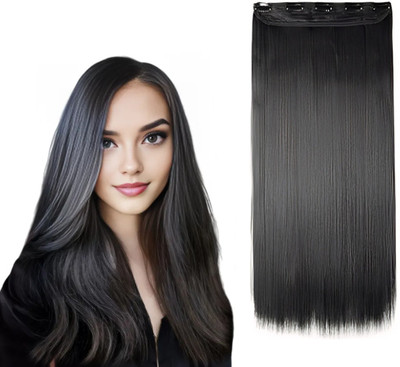 DELUXE Soft  Extensions And Wigs Wavy  Extension Black color Hair Extension