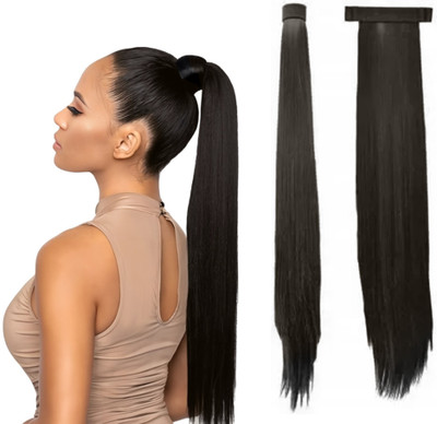 VIVIAN  Extensions And Wigs Ponytail  looking Scale  Extension, Brown Hair Extension