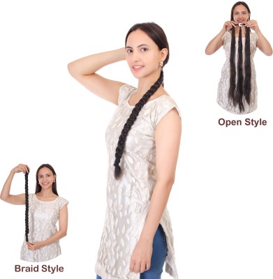 Ritzkart Parranda Braided Synthetic Straight  For Choti Hair Extension