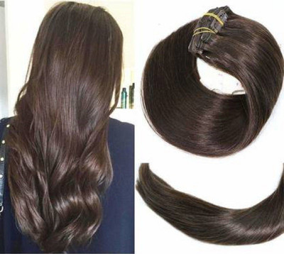 shopglobal Beautiful Straight  extension for girls Hair Extension