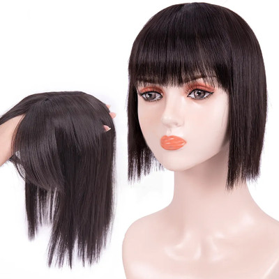 Ritzkart Front Bang Synthetic  Clip-On Topper Hair Extension