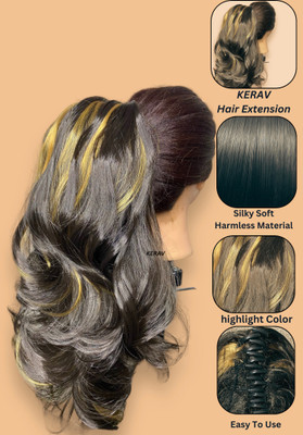 kerav Clacher Pony Tail Good Length wavy/curly hair extension Hair Extension