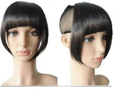 Blushia Beautiful Frant Fringe Black Hair Extension