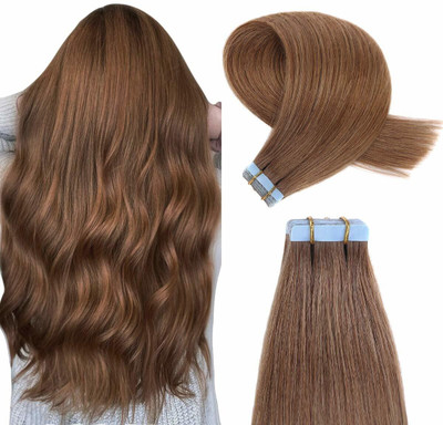 LeModish Tape-In Natural Straight  Extension (20 Pcs) Hair Extension