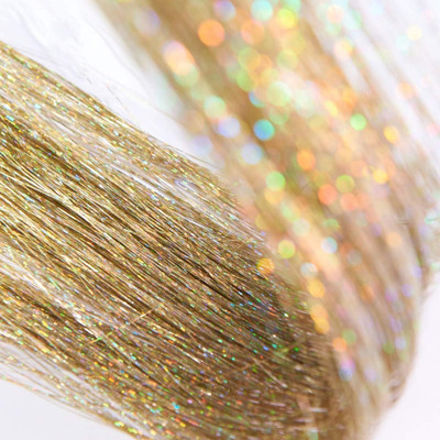 MYYNTI Shining Multicolor Fairy  Tinsel Strands Tinsel  Extensions(Pack of 1) Hair Extension