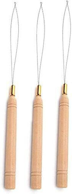 LeModish 3pcs Looper Threader Pulling Hook-Bead Device Tool for  or Feather Extension Hair Extension