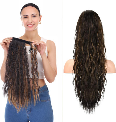Ritzkart Synthetic  Fluffy Ponytail Extension Hair Extension