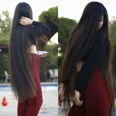 Rizi 45 inch Gorgeous long straight dark brown clip on hair maya42a Hair Extension