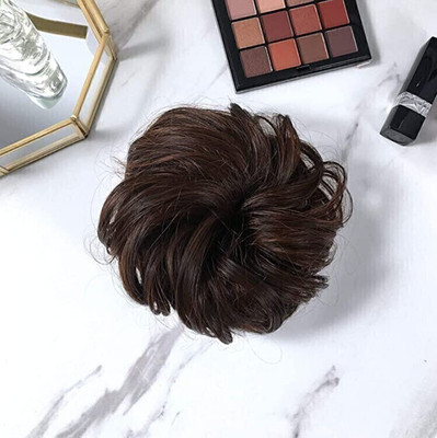 ANDY Messy  Bun Extensions 1PC Curly Wavy Messy Synthetic Chignon piece Scrunchie Hair Extension