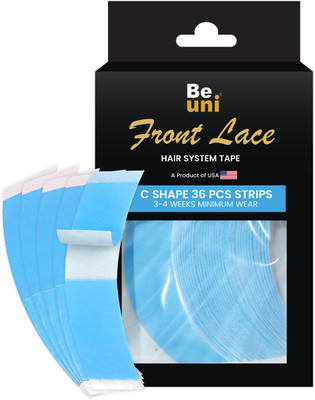 BEUNI Front Lace Support Double Sided Tape - Long Bonding Hold for Wigs and Hair Extensions - Good Strong Flexible Grip - Safe and Easy to Use ( 36 Pieces) Hair Accessory Set(Blue) BEUNI Front Lace Support Double Sided Tape - Long Bonding Hold for Wigs and Hair Extensions - Good Strong Flexible Grip - Safe and Easy to Use ( 36 Pieces) Hair Accessory Set(Blue)