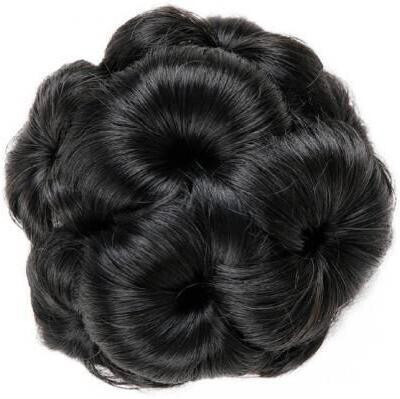 D-DIVINE Black Natural  Juda Bun Hair Extension