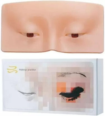 CAMOLA DEVA Silicone Eye Makeup Practice Board Face Makeup Dummy Practicing Hair Extension