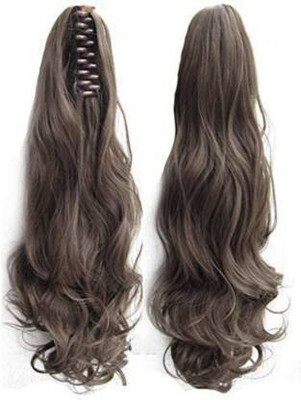 SUPER GELINGEN  Extensions And Wigs Ponytails piece Wavy Claw Clip Ponytail  Extensions Hair Extension