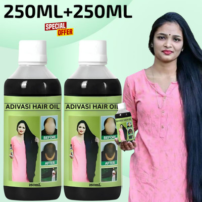 Adivasi FOR FAST HAIR GROWTH OIL | HAIR STRONG | (PACK 2) Hair Oil(500 ml)