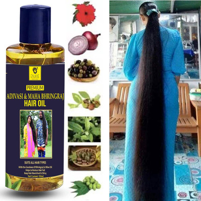 ENJAVE Maha Bhringraj Herbal Hair Oil (dandruff control,) Hair Oil(400 ml)