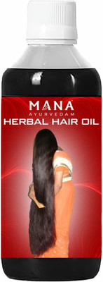 Mana Ayurvedam Nourish Your Scalp and Hair with Bhringraj & amla Oil for Healthy Growth Hair Oil(200 ml)