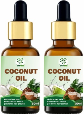 Vanvati Natural Coconut Essential Oil For Hair Care Moisturizing, Refreshing Hair Care Hair Oil(60 ml)