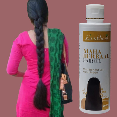 Kumbhani Rosemary & Onion Oil for Hair Growth Made Using 16 Potent Raw Herbs Hair Oil(200 ml)