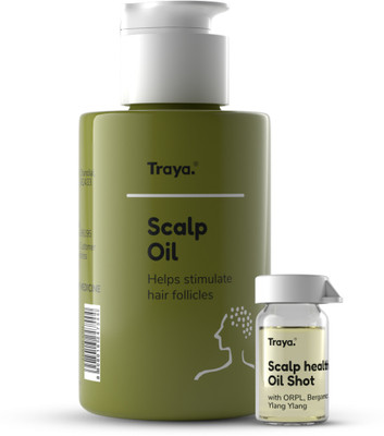 Traya Scalp Oil with Scalp Health Shots | Hair Oil for Healthy Scalp Hair Oil(80 ml)