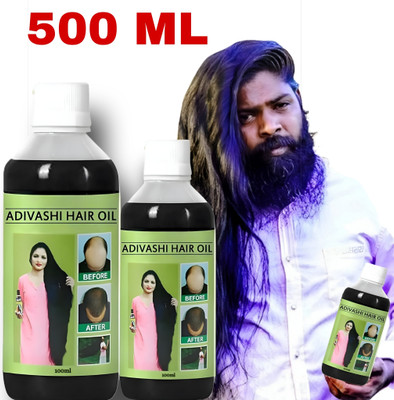 Adivasi Herbal oil for thick and shiny hairs Hair Oil(500 ml)