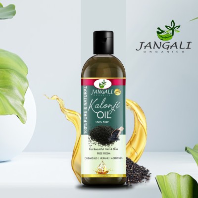 Pure Jangali Organics Cold Pressed Kalonji Oil - Black Seed Oil - For Skin &  Hair Oil(100 ml)