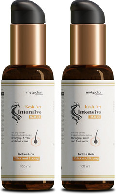 myupchar ayurveda Bhringraj with Amla, Hibiscus & Aloe for Hair Growth | Thaila Pak Vidhi Hair Oil(200 ml)