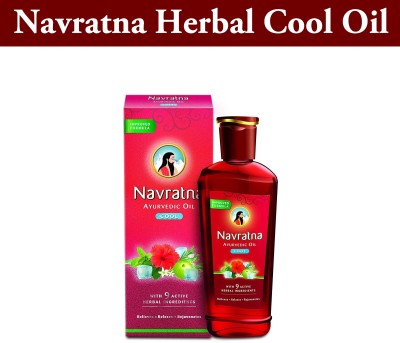 Navratna Ayurvedic Relaxes, Relieves, Rejuvenates Oil Hair Oil(200 ml)